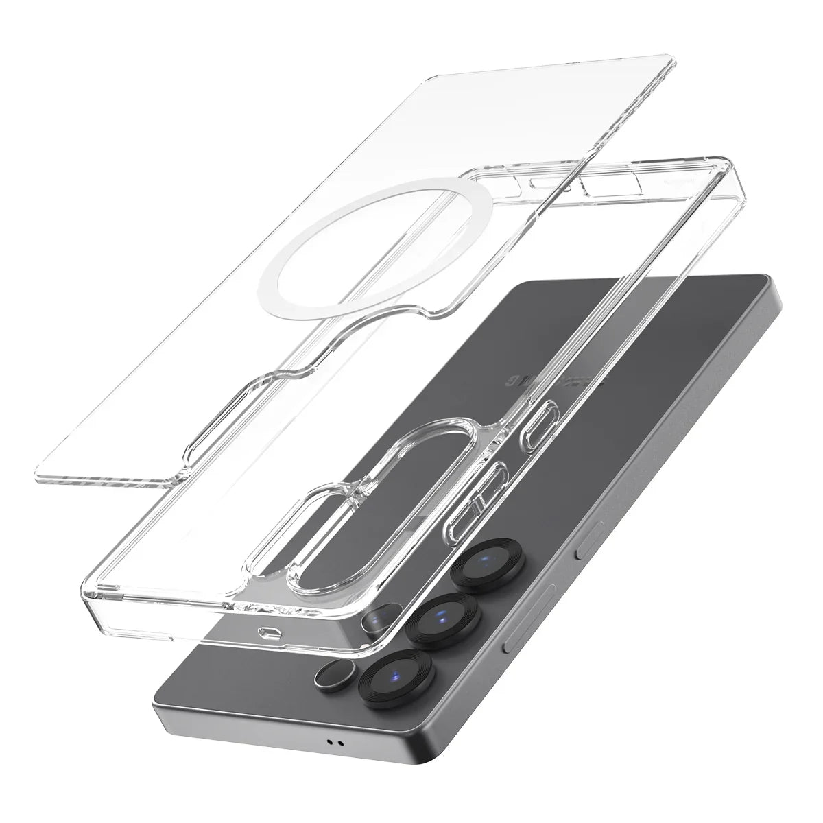 Araree Samsung S25 Ultra Duple Magsafe Case - Clear - Tashqila Araree Samsung S25 Ultra Duple Magsafe Case - Clear - Tashqila